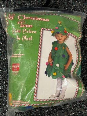 Rubies Lil Christmas Tree Costume Kids Unisex Children's Toddler Small 3 Years